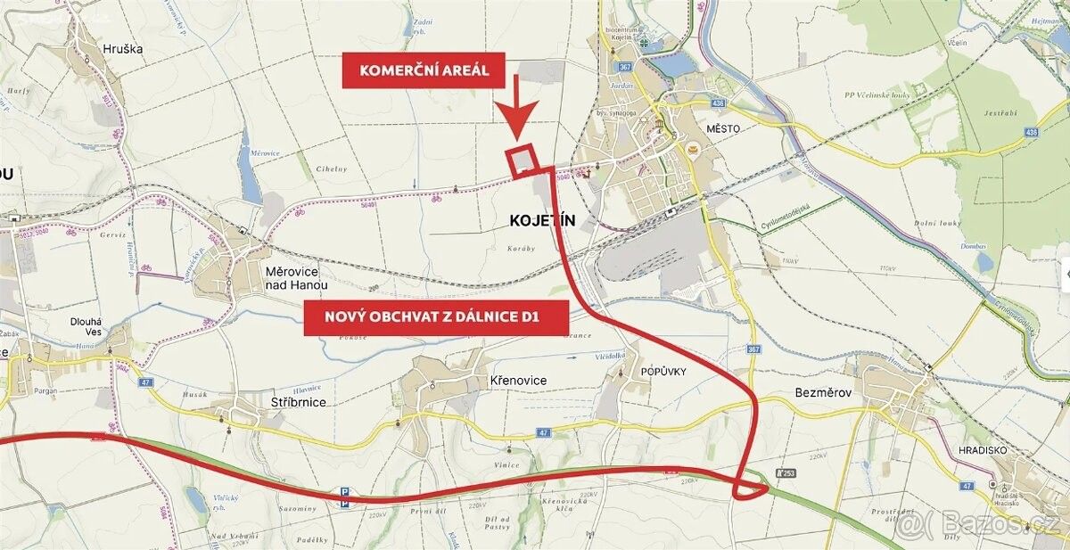 Pronájem sklad - Kojetín, 752 01