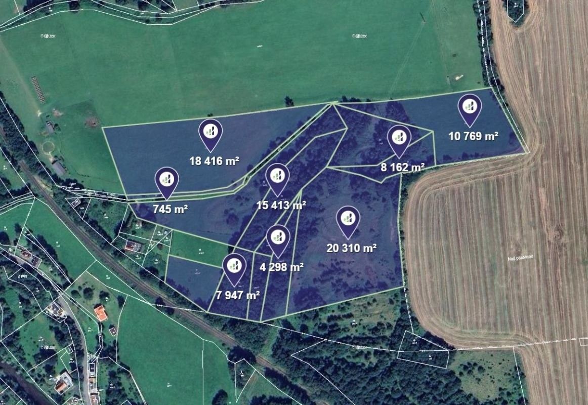 Louky, Chotyně, 86 060 m²