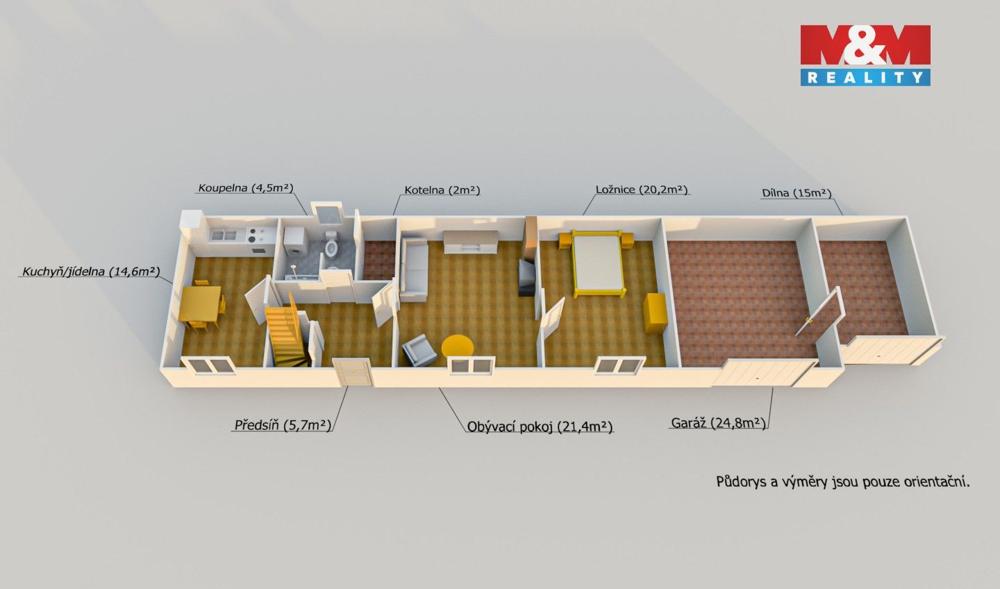 Prodej rodinný dům - Dolní Bělá, 68 m²