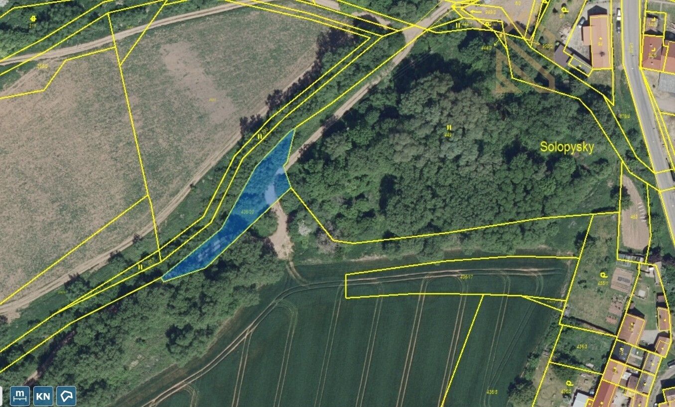 Prodej pozemek - Solopysky, Domoušice, 709 m²