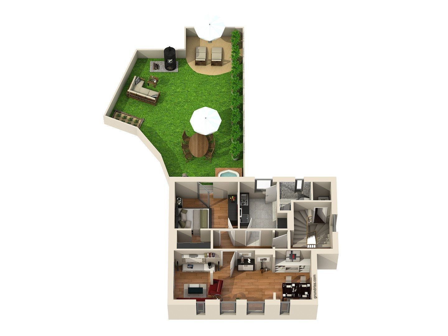 Pronájem byt 2+1 - Hochrad 33 Hamburg Othmarschen Hamburg 22605, 63 m² - 5