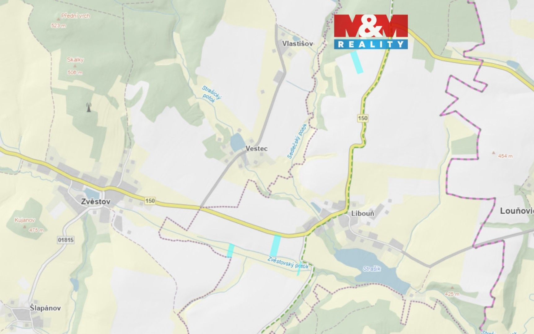 Zemědělské pozemky, Libouň, Zvěstov