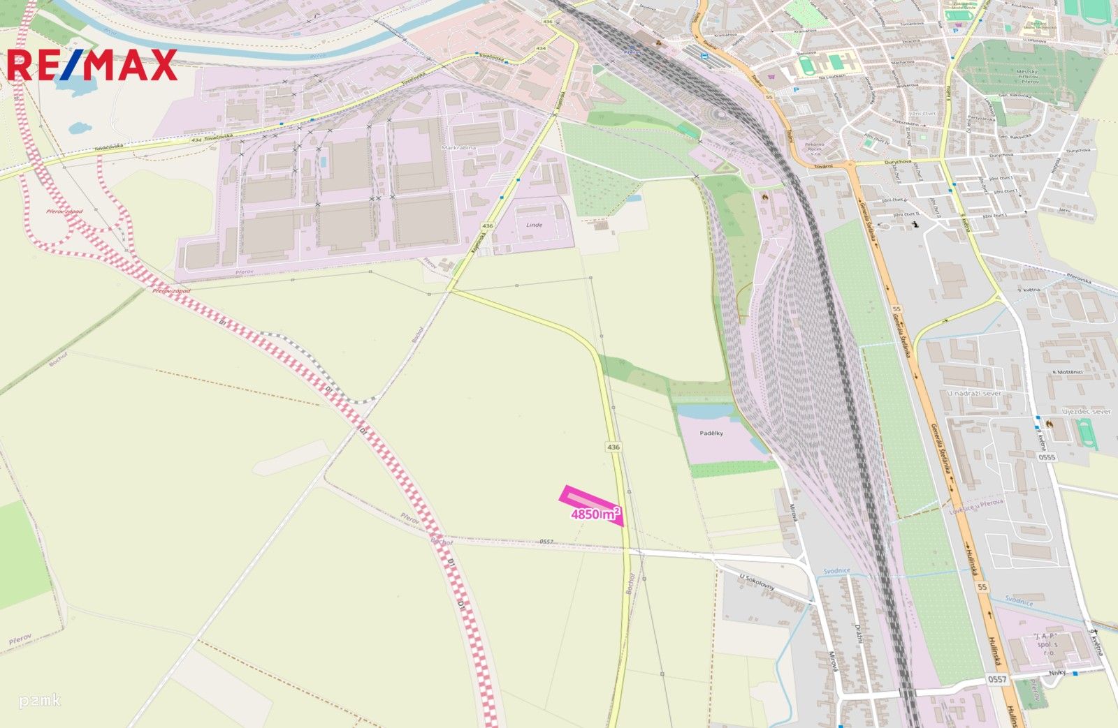 Prodej komerční pozemek - Přerov, 4 m²