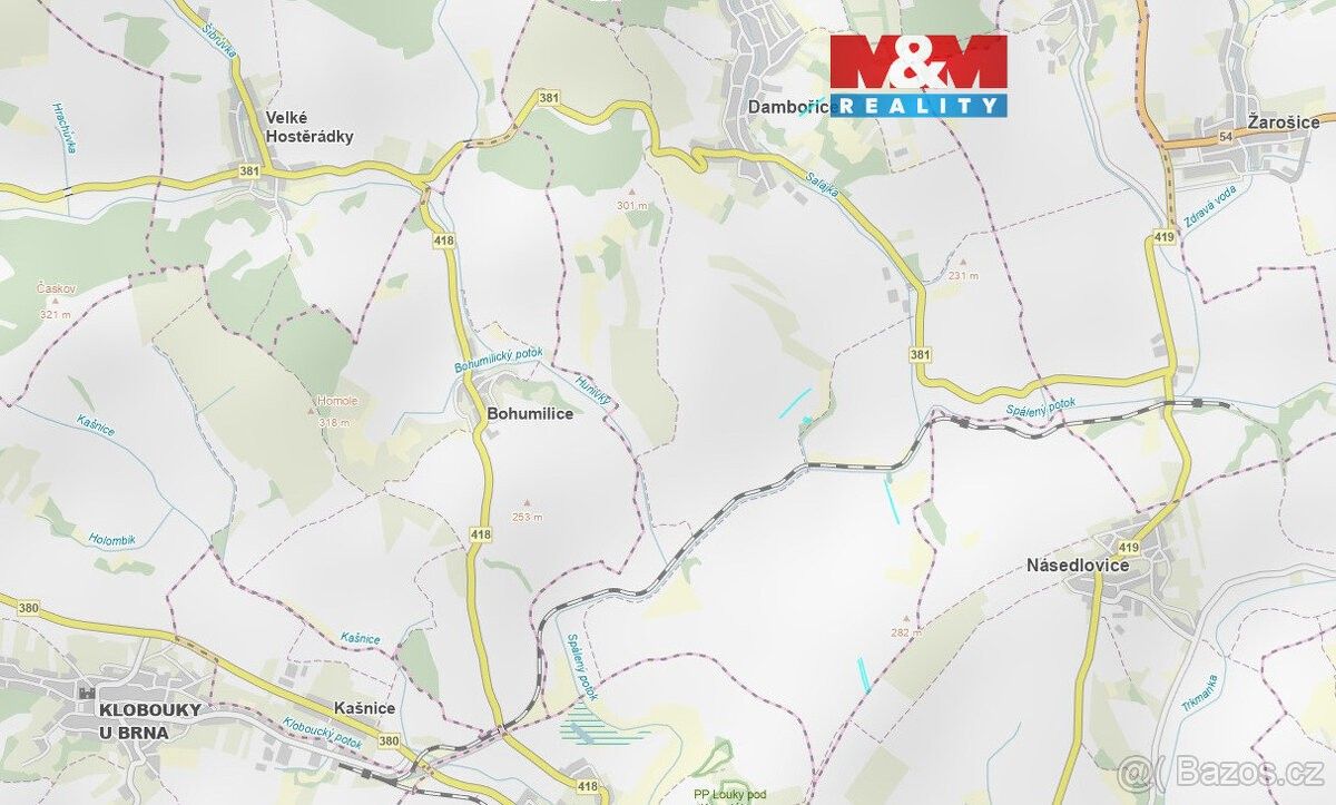 Pozemky pro bydlení, Dambořice, 696 35