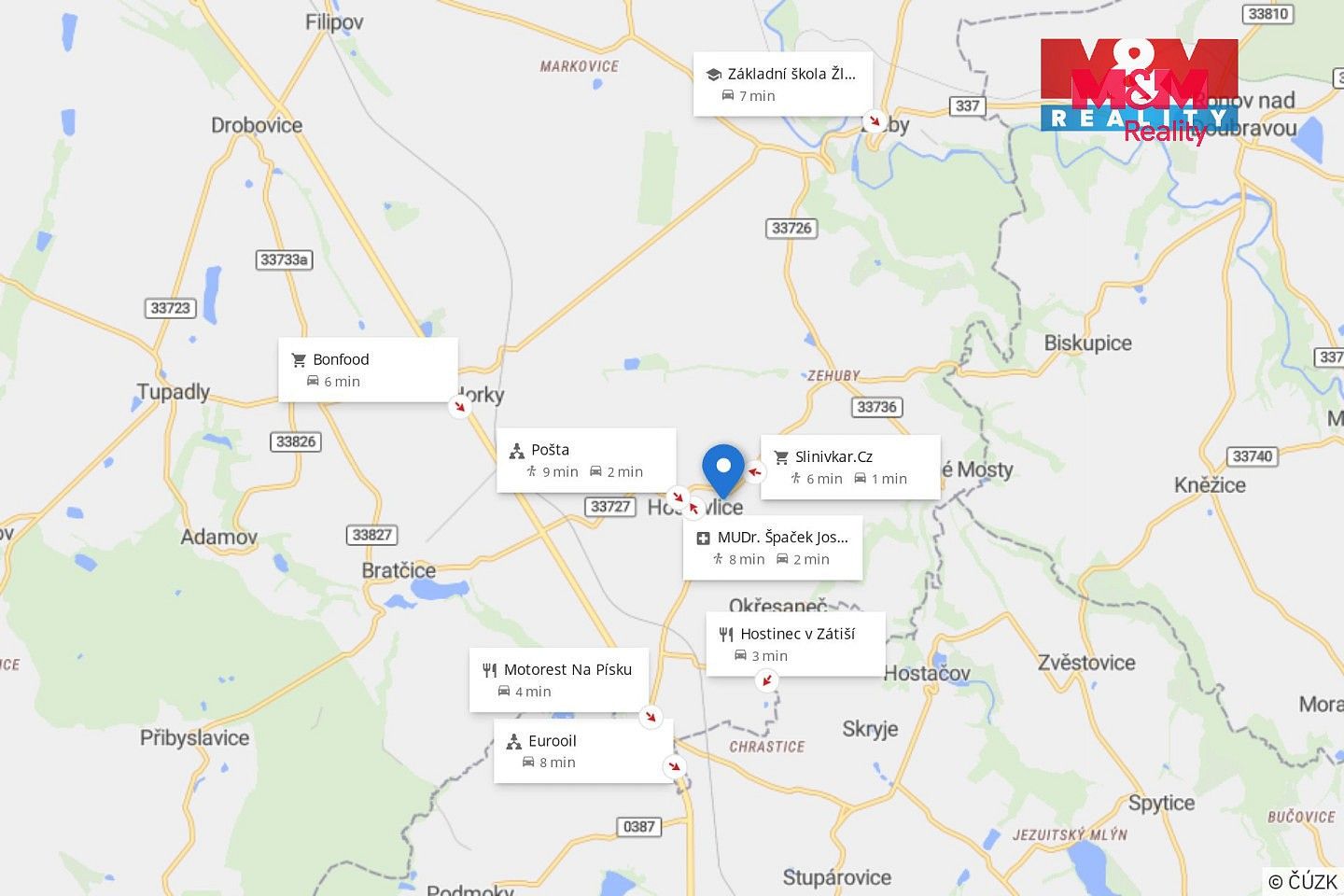 Prodej pozemek pro bydlení - Hostovlice, okres Kutná Hora - 5