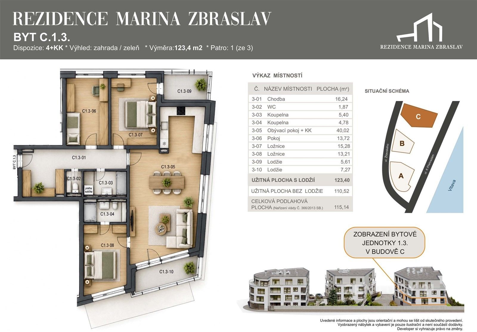 Byt 4+kk · 111 m² · Žitavského, Praha Zbraslav - 4