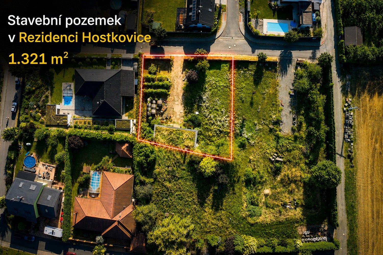 Pozemek pro bydlení, 1 321 m²
