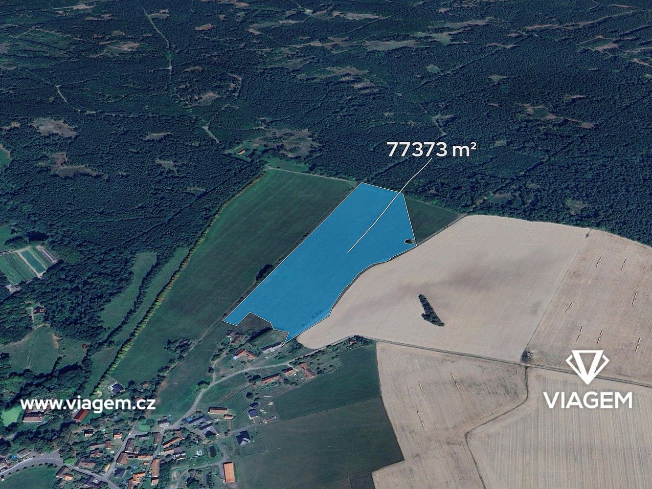 Zemědělské pozemky, Hvožďany, okres Příbram - 1