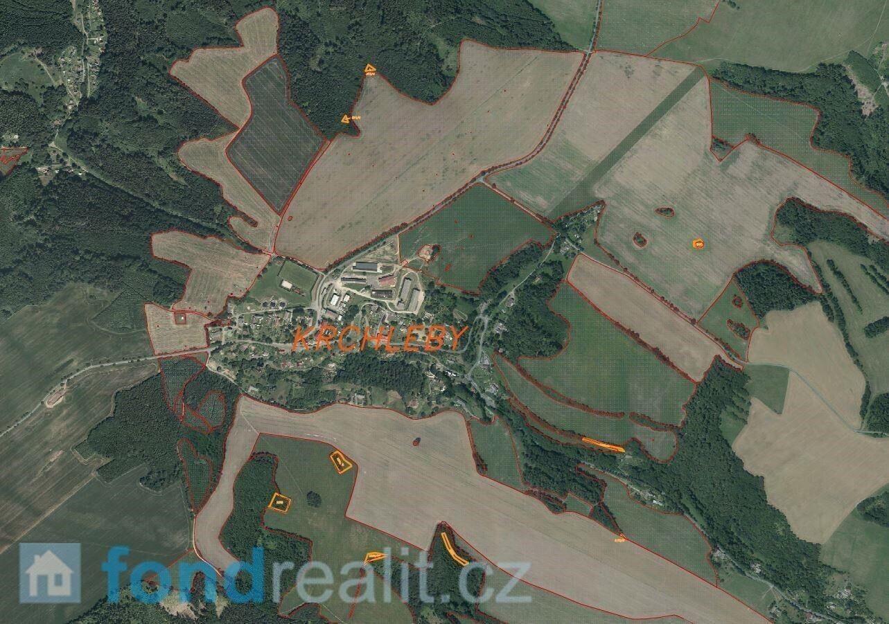 Zemědělské pozemky, Krchleby, 7 831 m² - 1