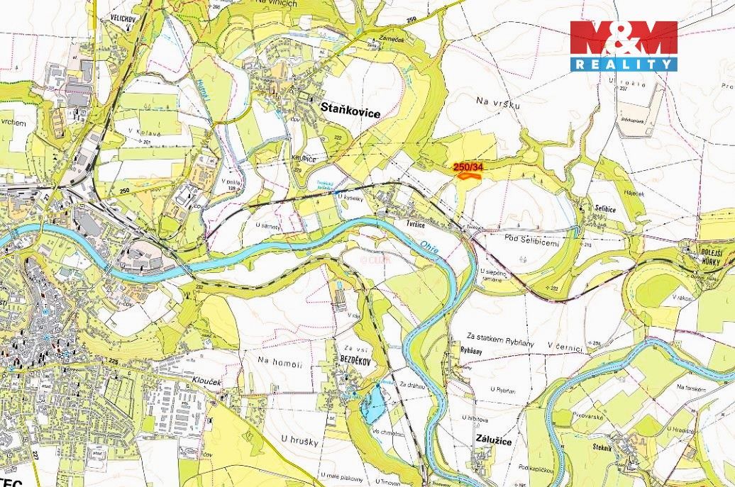 Prodej pozemek pro bydlení - Staňkovice u Žatce, 439 49