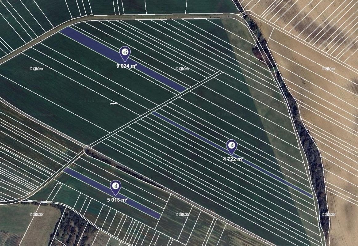 Prodej pozemek - Pašovice, 1 557 m²