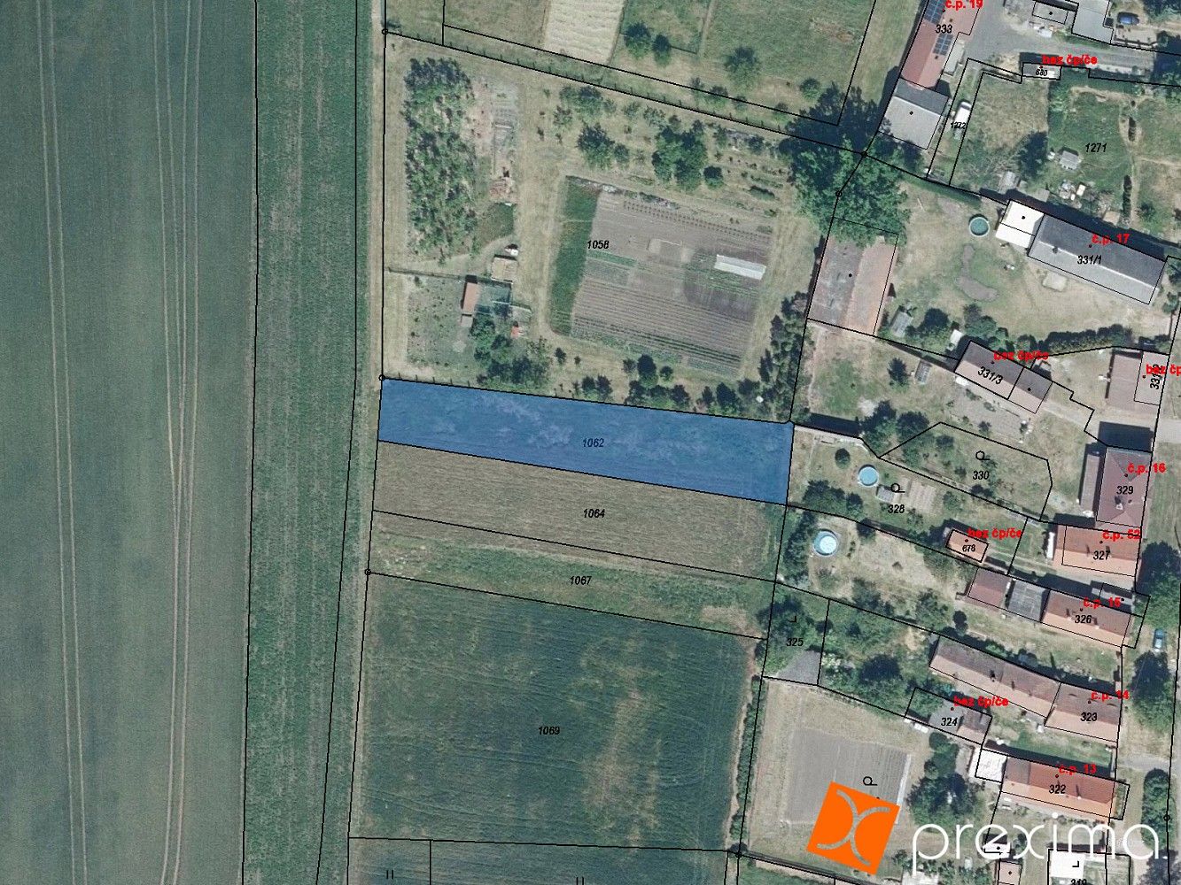 Zemědělské pozemky, Podbořany, okres Louny - 1