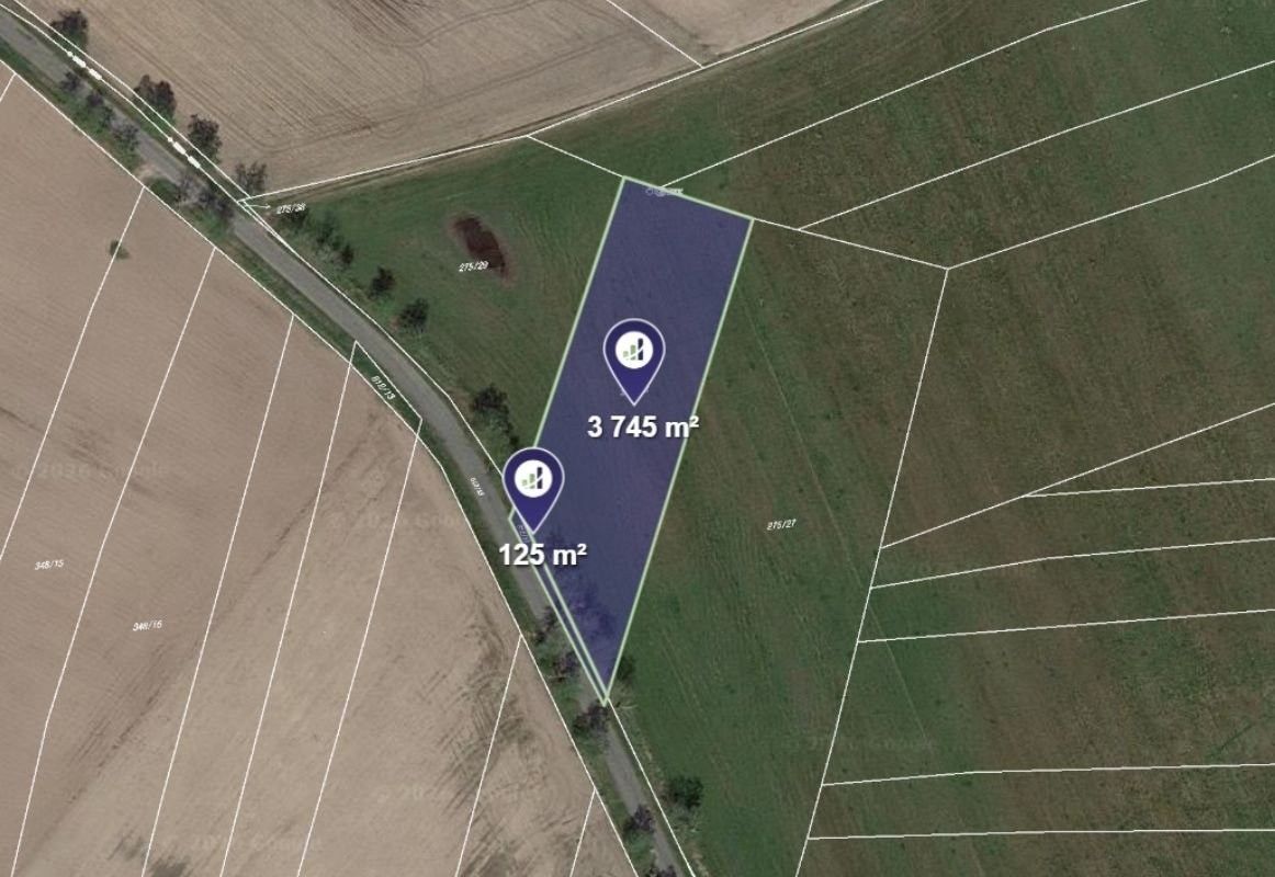 Zemědělský pozemek, 1 481 m²