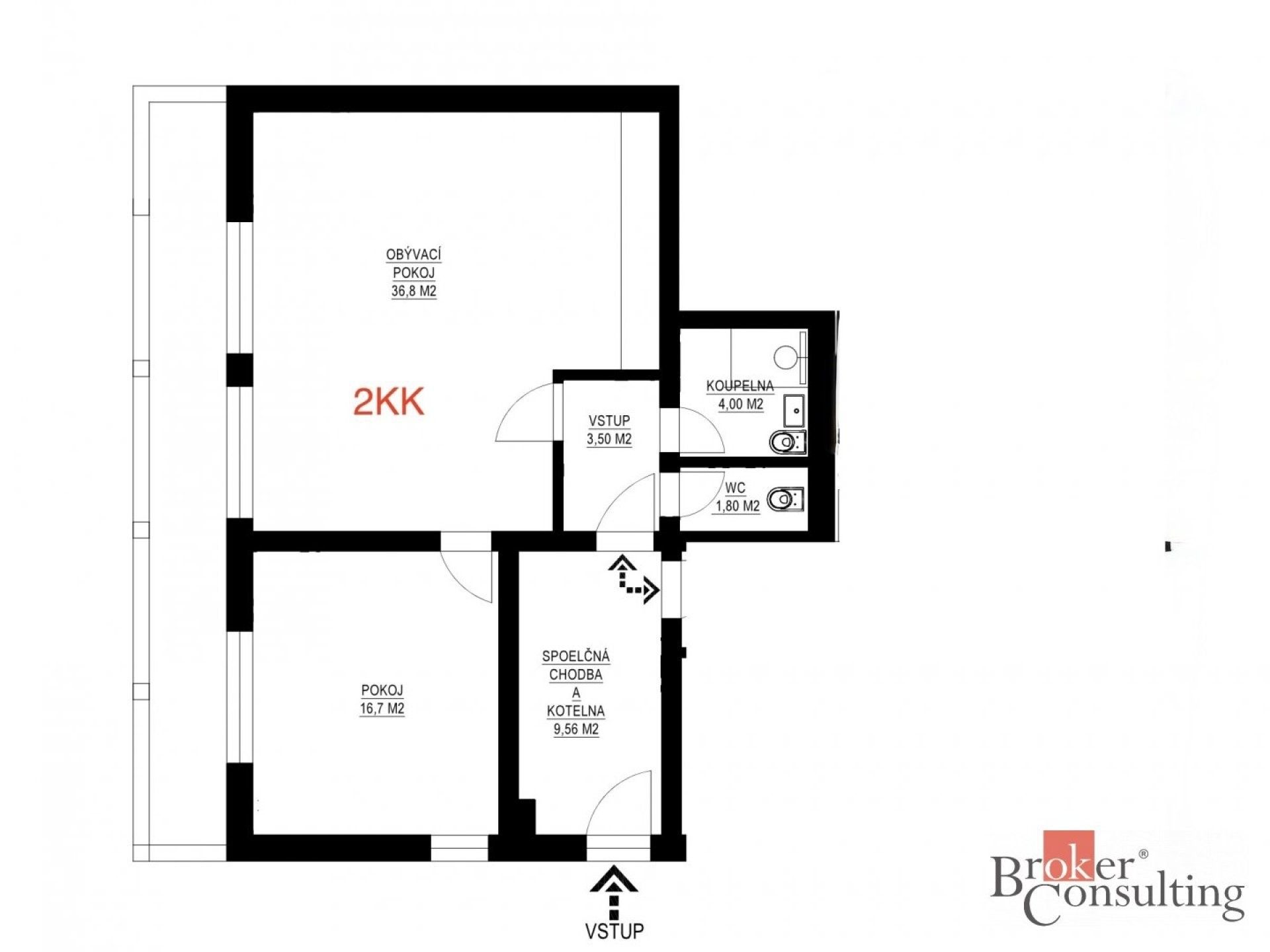 Prodej byt 2+kk - Vrbovec, 63 m² - 5