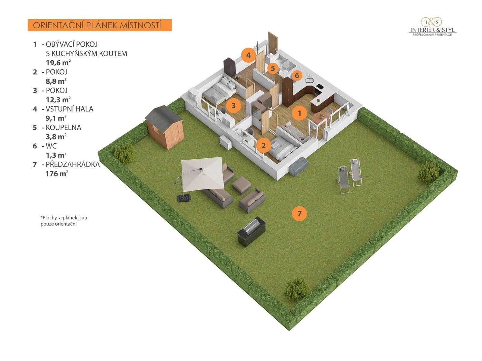 Prodej byt 3+kk - Trojmezní, Šestajovice, 266 m²