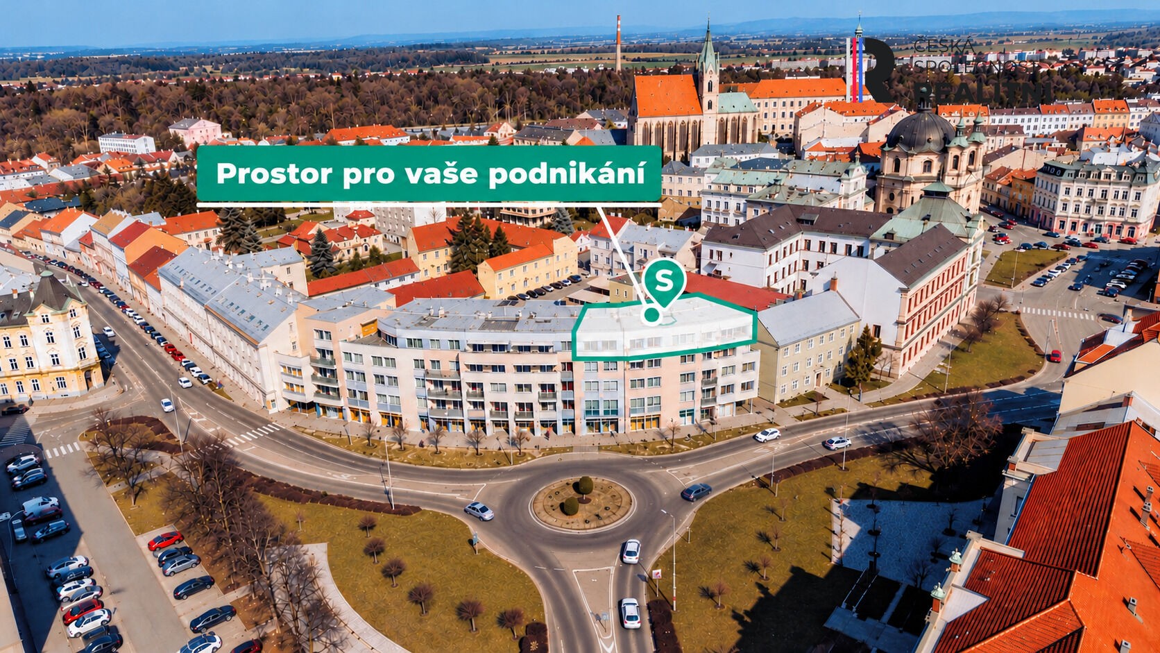 Kanceláře, náměstí Míru, Kroměříž, 178 m² - 1
