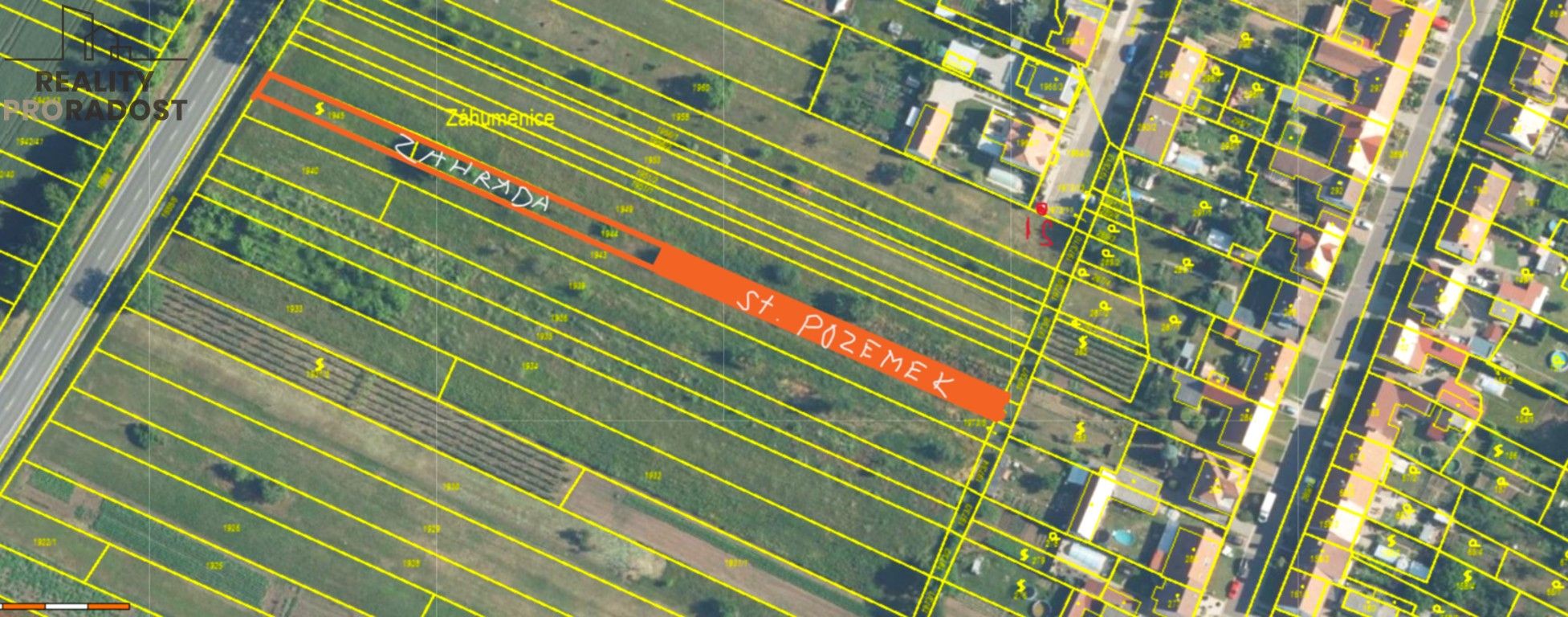 Prodej pozemek pro bydlení - Lužice, 1 227 m² - 5
