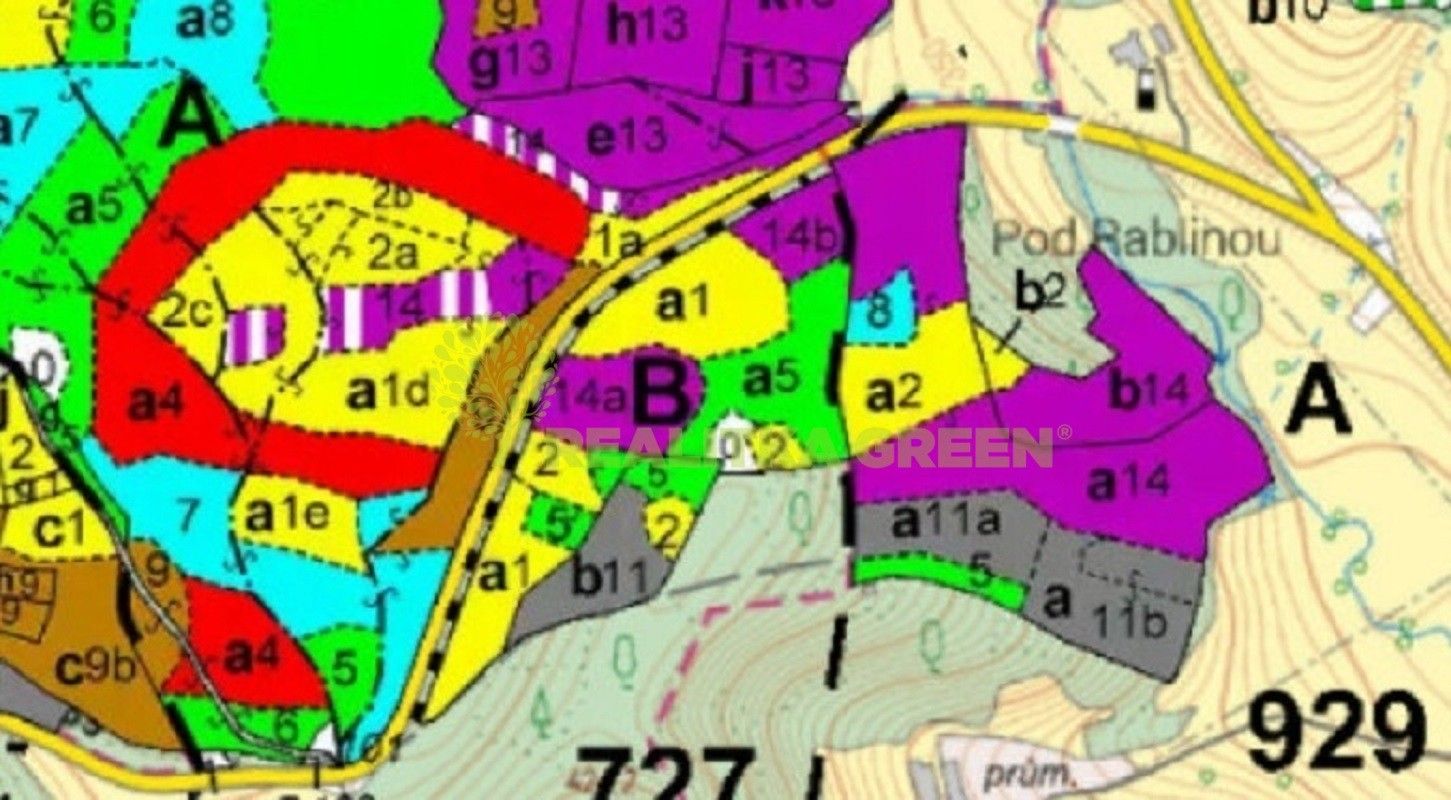 Prodej les - Velíková, Zlín, 26 699 m²