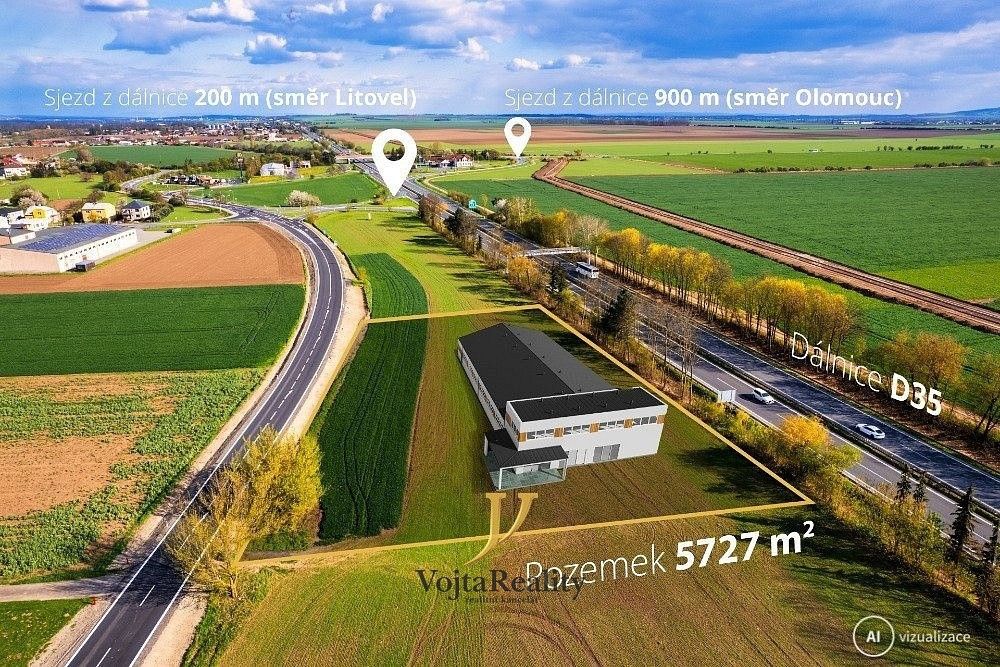 Komerční pozemky, Litovel - Unčovice, okres Olomouc, Olomoucký kraj - 1