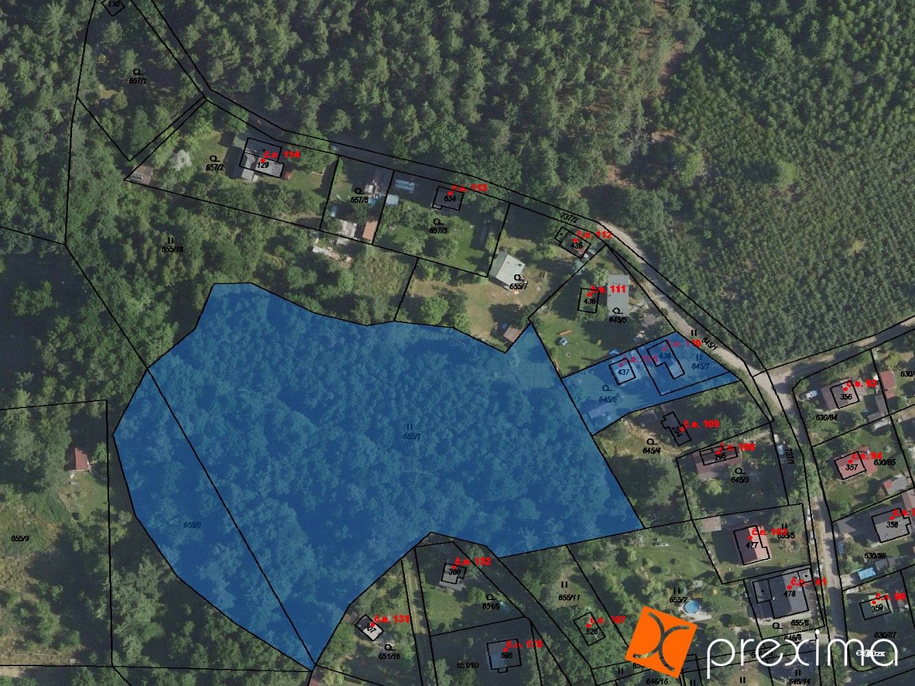 Zahrada, 10 098 m²