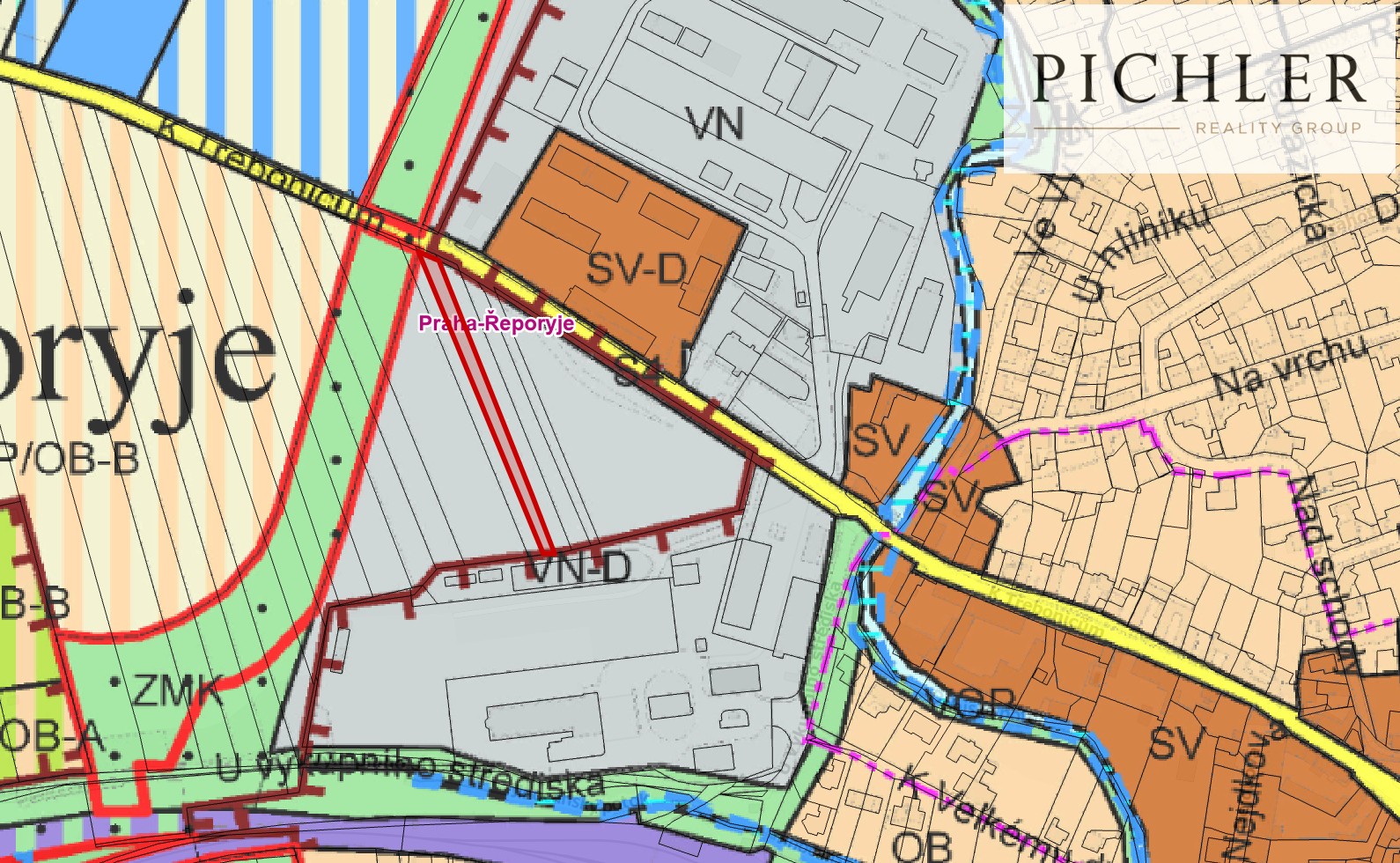 Komerční pozemek · 1 225 m² · Praha - 4
