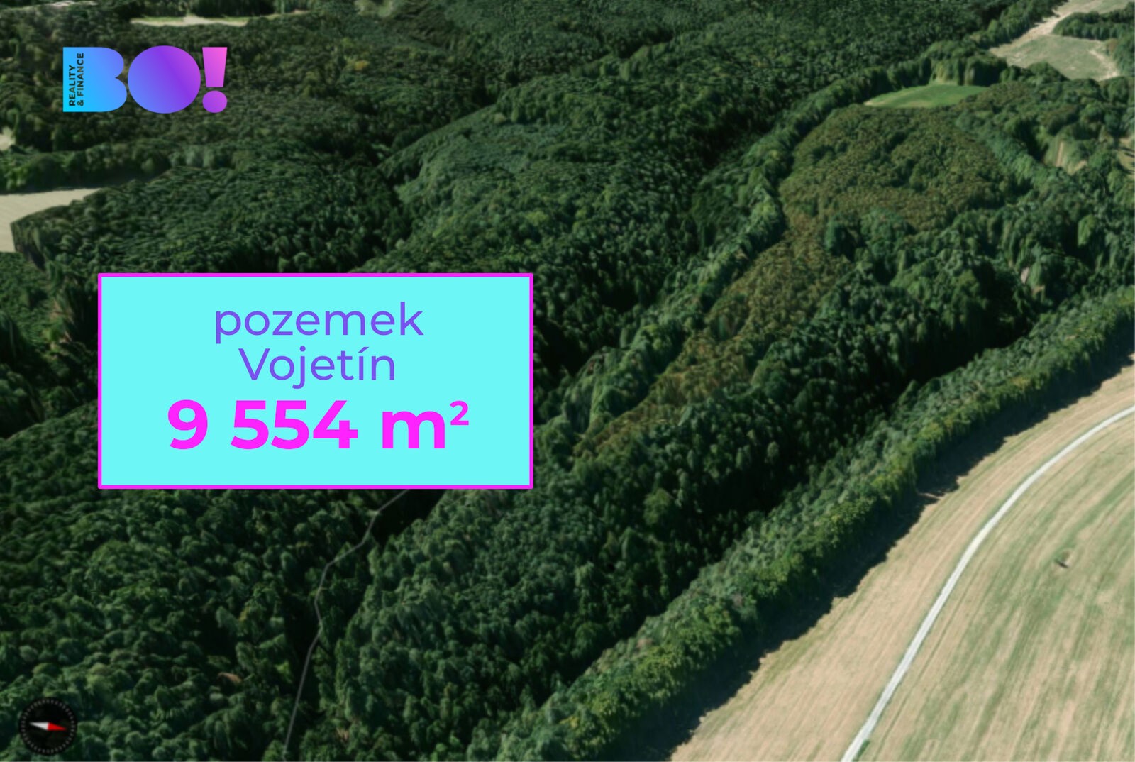 Zemědělský pozemek, 9 554 m²