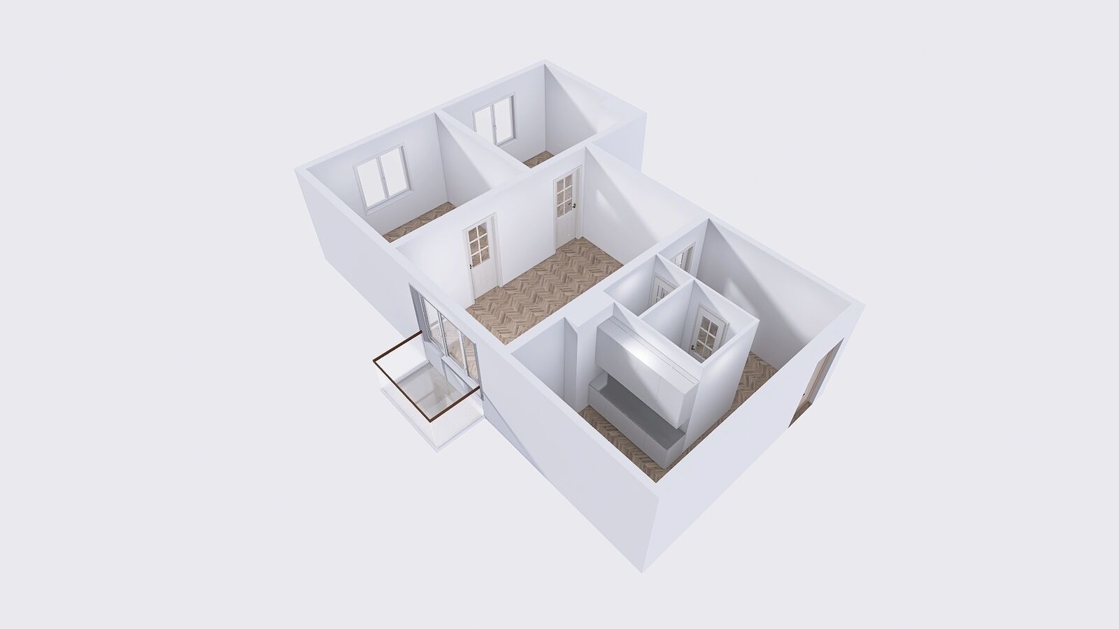 Byt 3+1 · 59 m² · Kamenná - 4