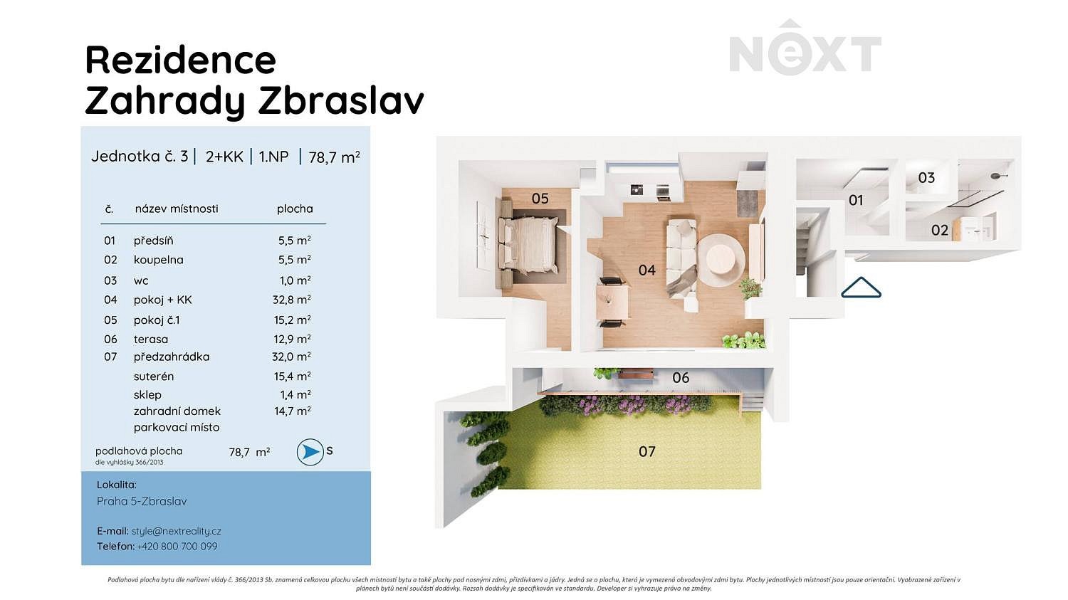 Byt 2+kk · 79 m² · Elišky Přemyslovny, Praha 5 - Zbraslav - 4