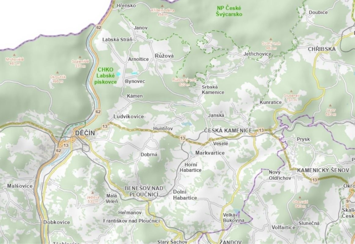Pozemky pro bydlení, Děčín, 405 02 - 1