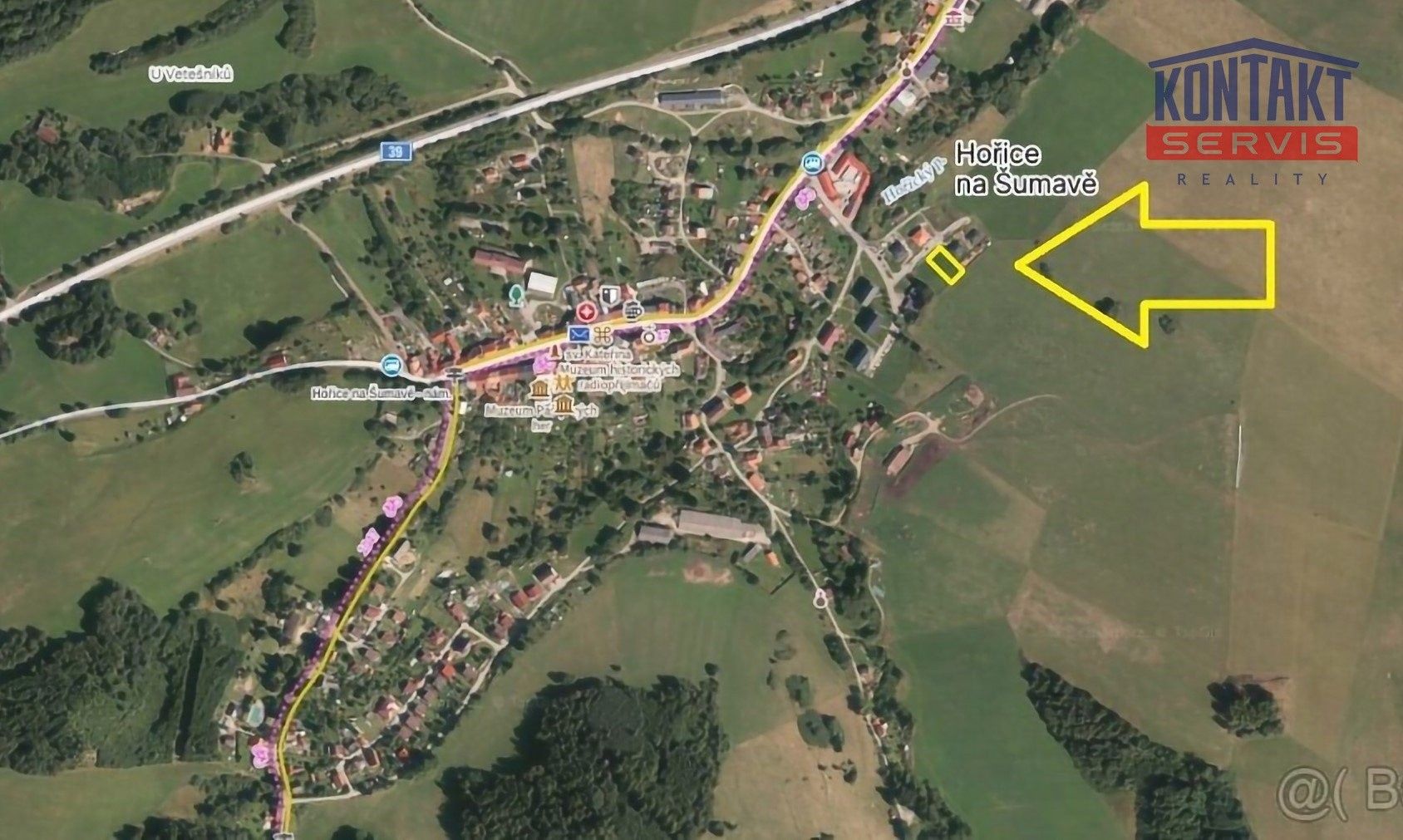Pozemek pro bydlení · Hořice na Šumavě - 3