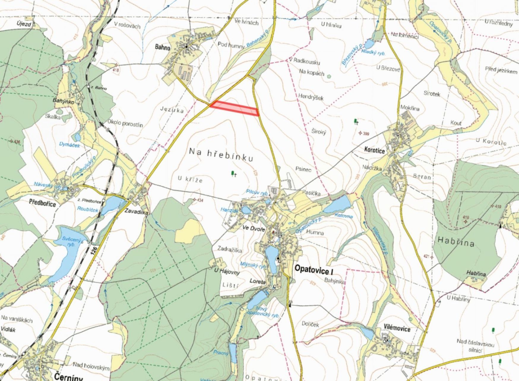 Prodej zemědělský pozemek - Opatovice I - 2