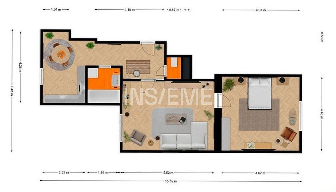 2+1, Brno - Královo Pole, okres Brno-město, Jihomoravský kraj, 66 m² - 2