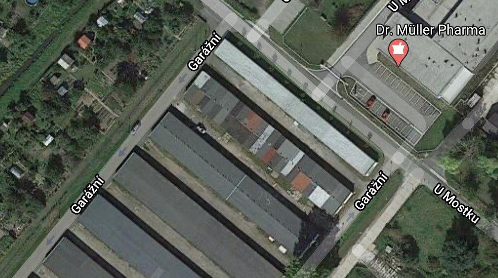 Garáže, U Mostku, Hradec Králové - Pouchov, Královéhradecký kraj, 19 m² - 1
