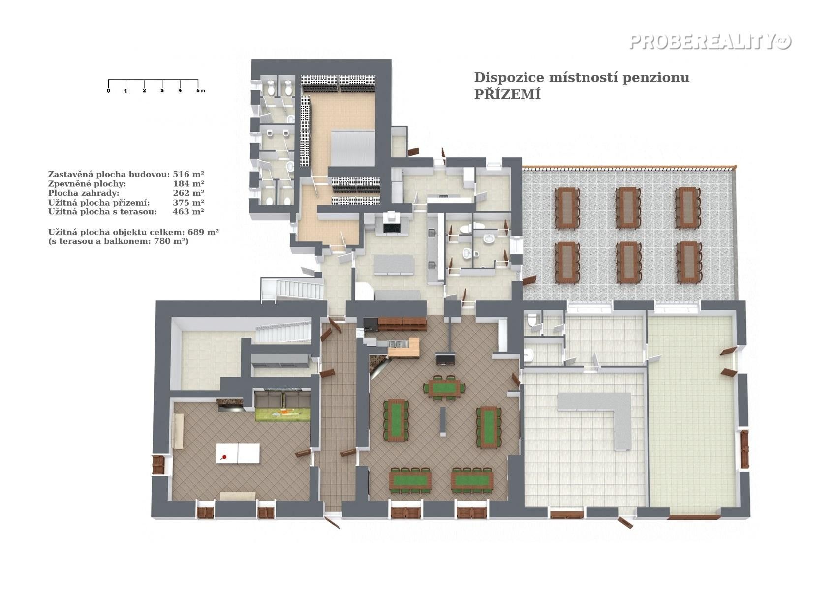 Prodej ubytovací zařízení - Zvíkovské Podhradí, 780 m² - 5
