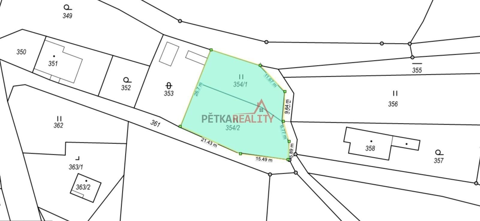 Pozemky pro bydlení, Jindřichovice pod Smrkem, 829 m² - 1