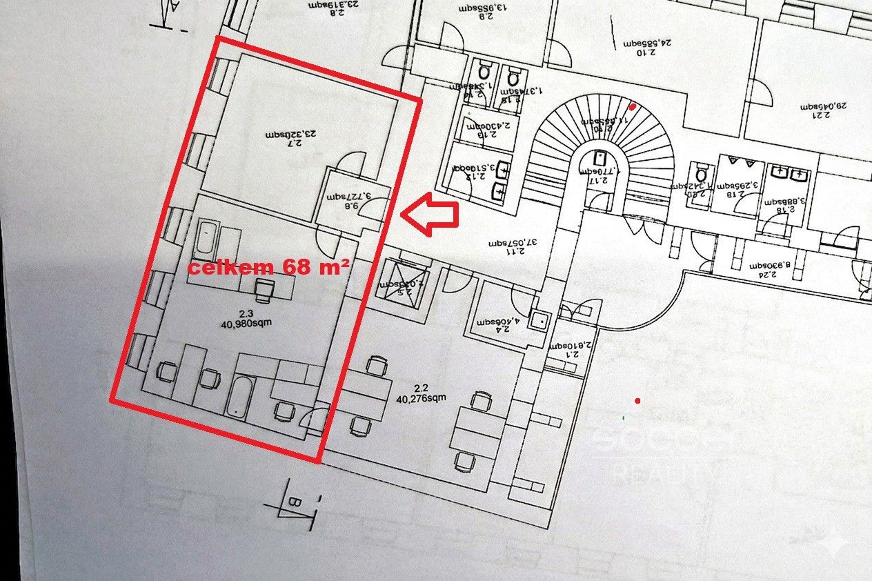 Kancelář · 68 m² · Malá Štěpánská, Praha - 3