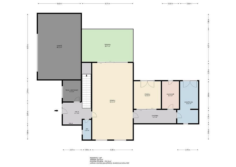 Prodej kancelář - Stodolní, Vysoký Újezd, okres Beroun, 240 m² - 5