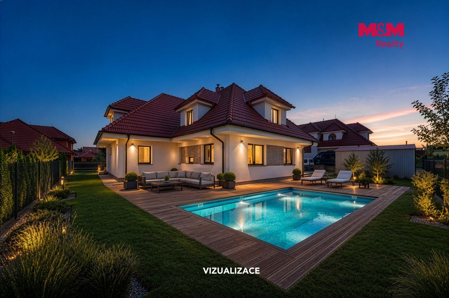 Rodinné domy, Do Vrchu, Mukařov, 379 m² - 2