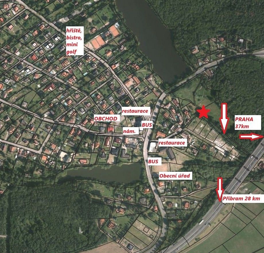 Prodej pozemek pro bydlení - Voznice, okres Příbram, Středočeský kraj - 5