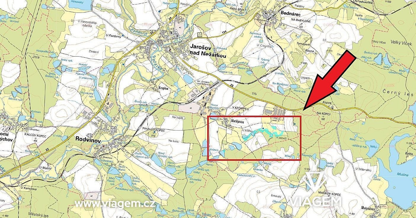 Zemědělský pozemek · Jarošov nad Nežárkou, okres Jindřichův Hradec - 3