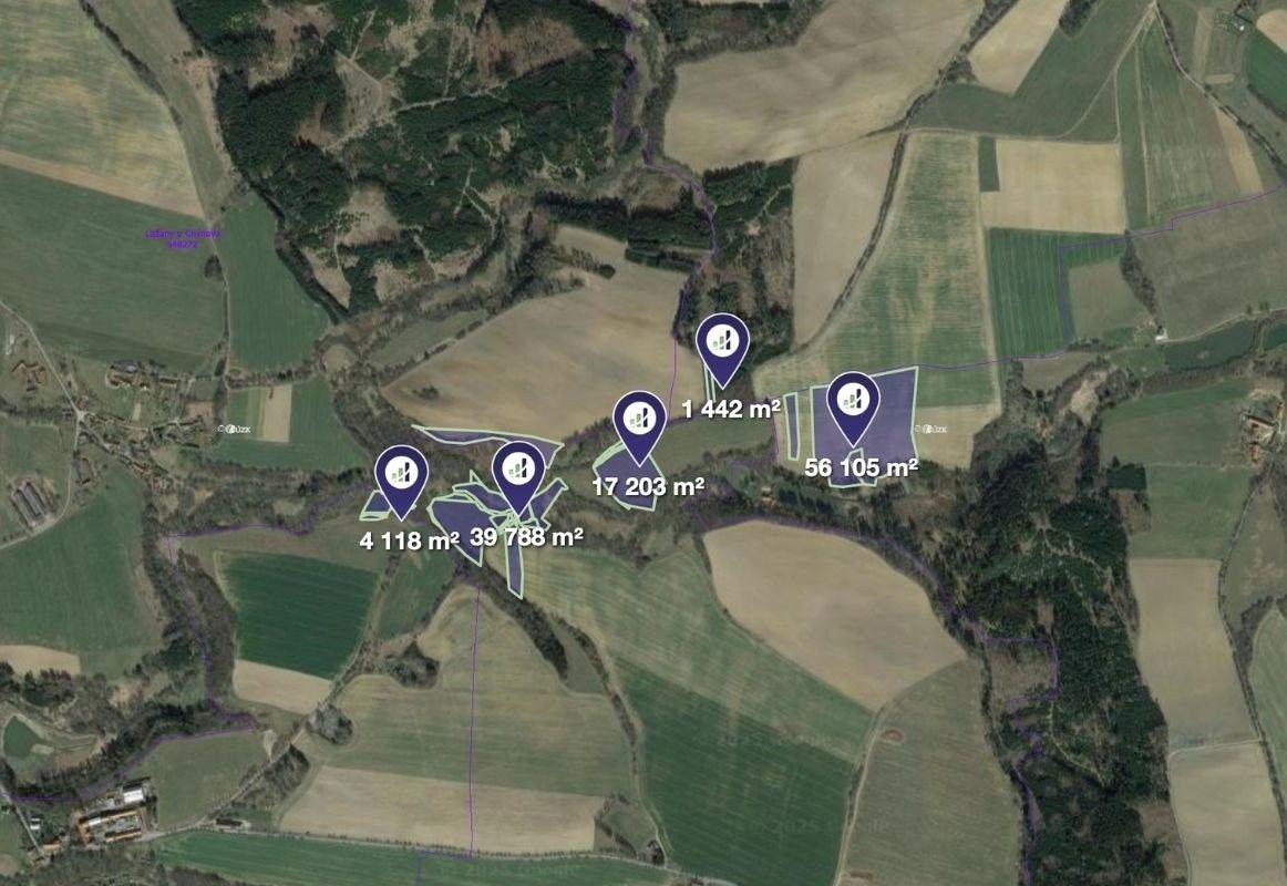 Prodej zemědělský pozemek - Dolní Hořice, 89 017 m²