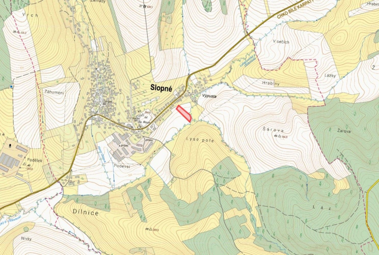 Zemědělský pozemek · Slopné, okres Zlín, Zlínský kraj - 4