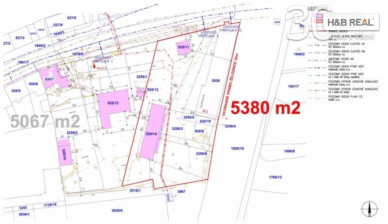 Komerční pozemky, 5. května, Svitavy, 5 380 m² - 2