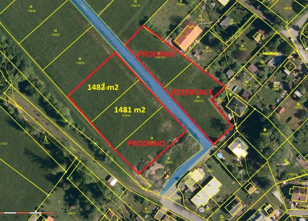 Prodej pozemek pro bydlení - Lichnov u Nového Jičína, 742 75