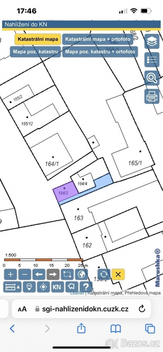 Pozemky pro bydlení, Uherský Ostroh, 687 24, 149 m²