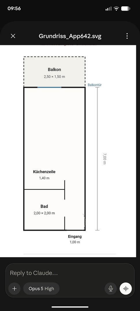 Byt 1+1 · 23 m² · , Bavorsko - 4
