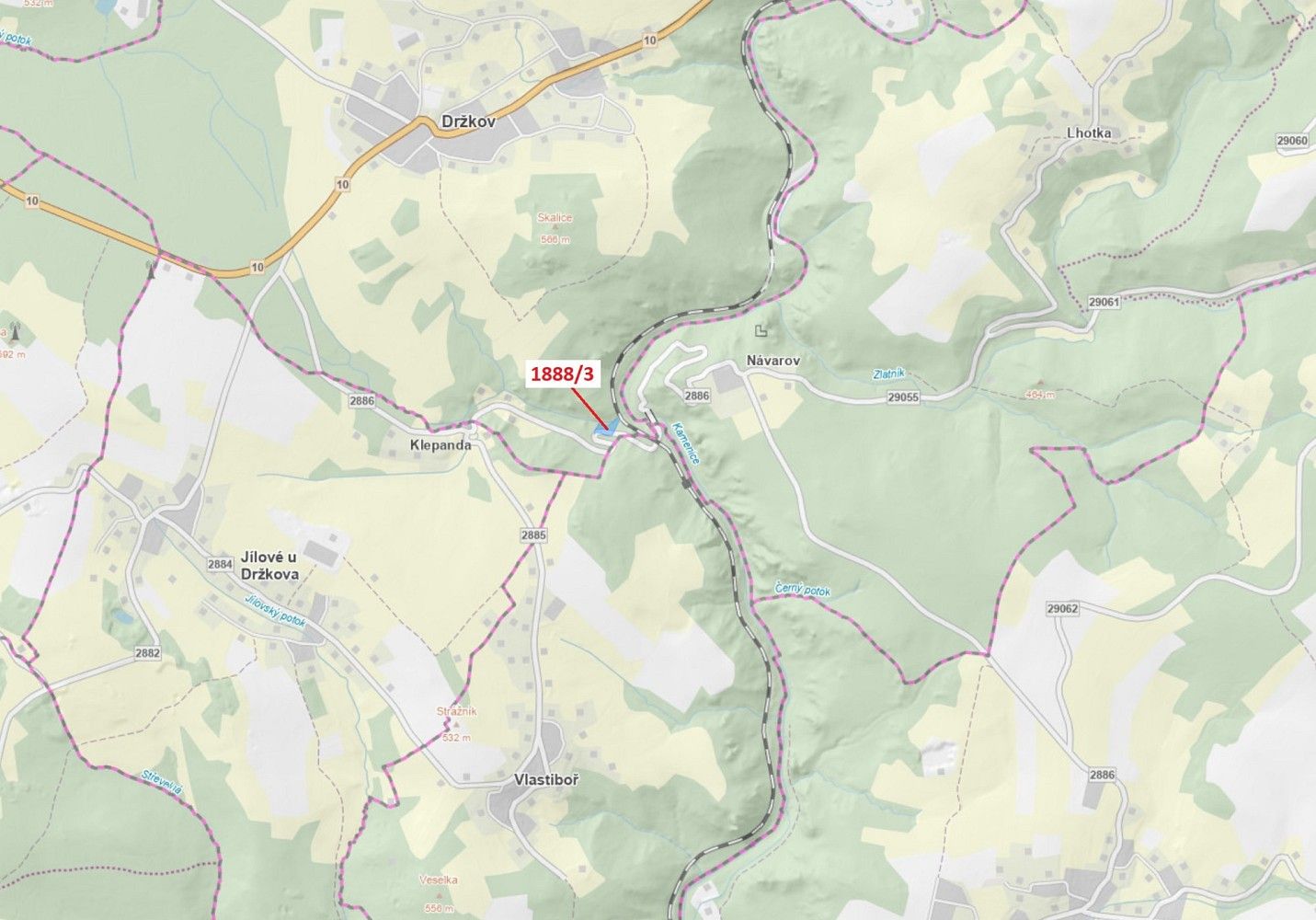 Les, 3 360 m²