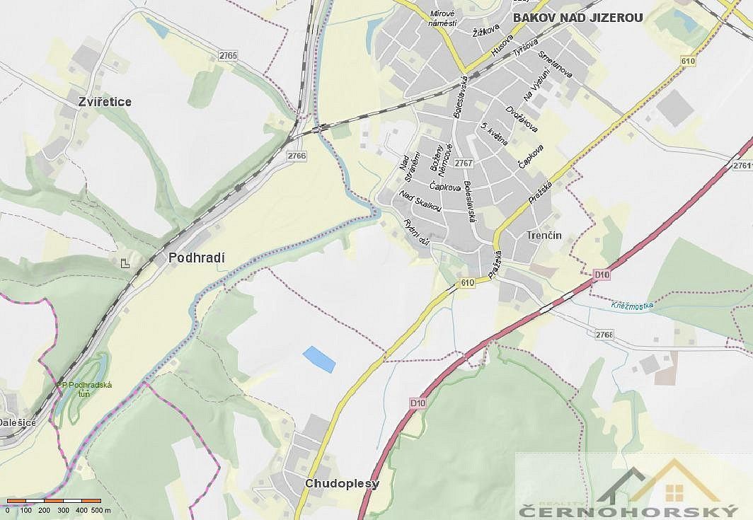 Zemědělské pozemky, Bakov nad Jizerou - Chudoplesy, okres Mladá Boleslav, Středočeský kraj - 1