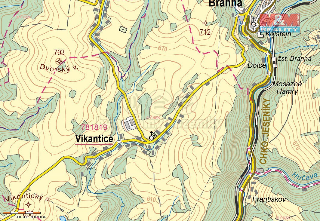 Prodej pozemek pro bydlení - Vikantice, okres Šumperk - 5