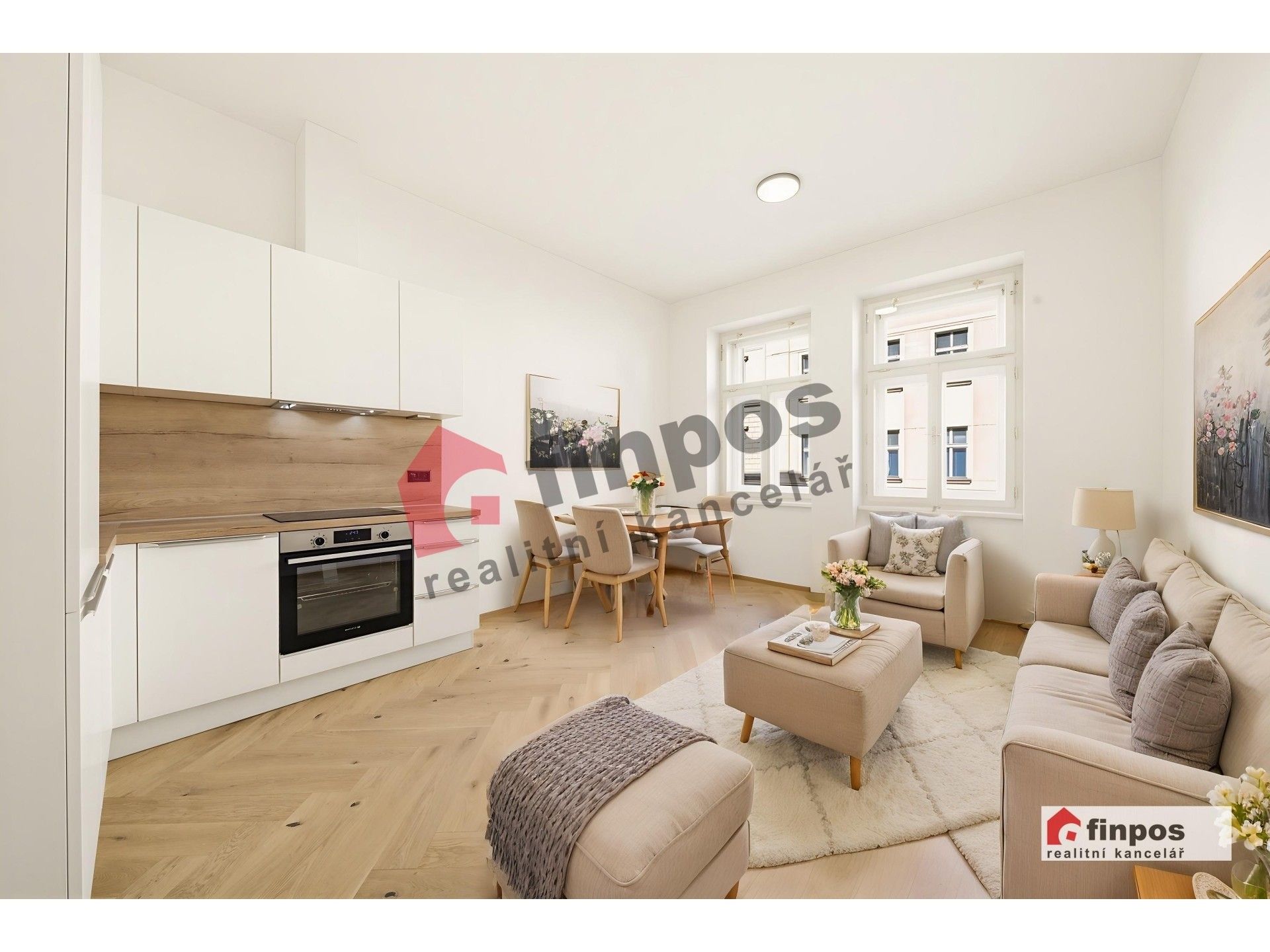 Pronájem byt 1+kk - Seifertova 545, Praha Žižkov, 27 m² - 5